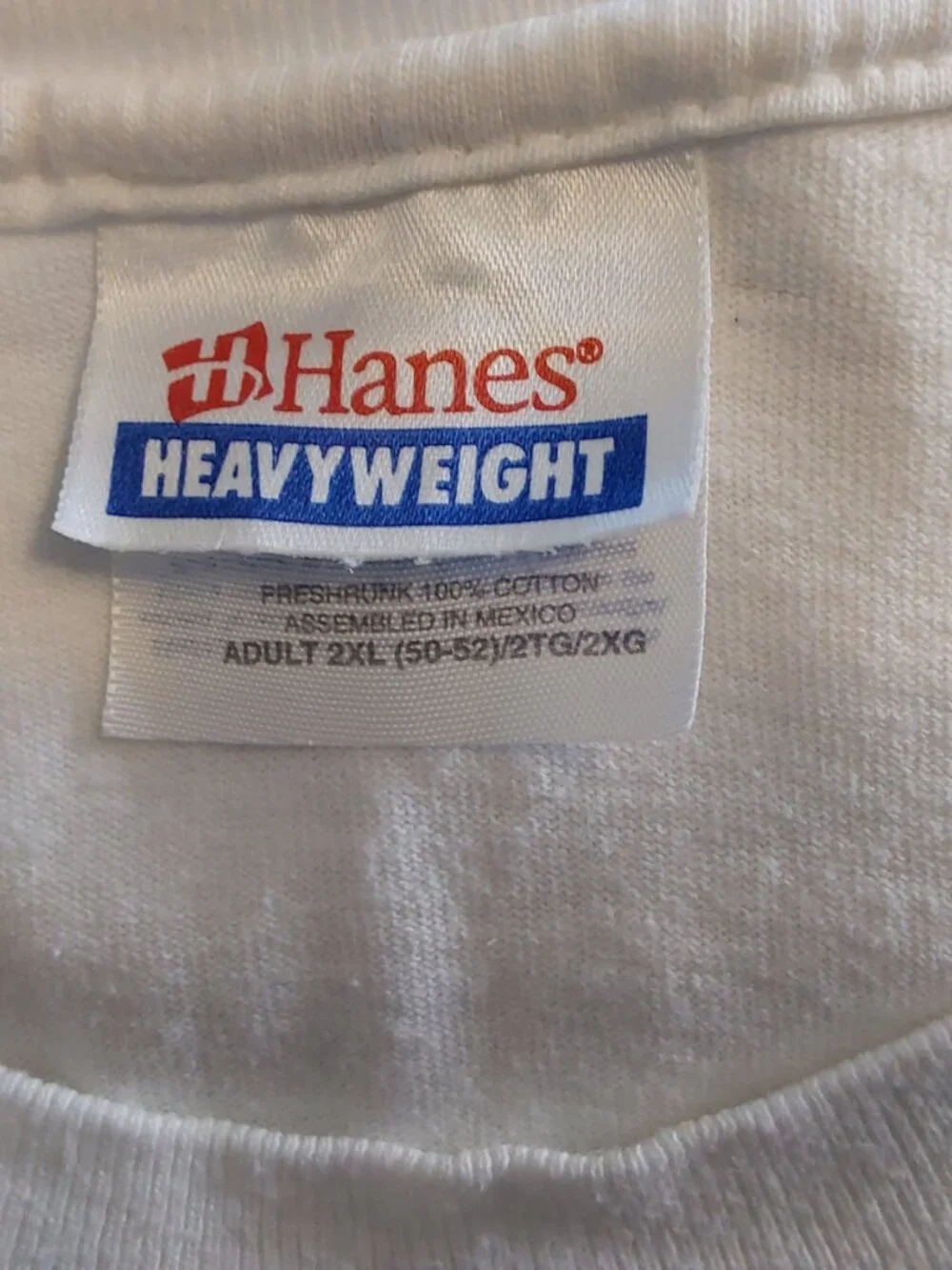 Hanes Heavyweight Scottie the Firefighter Graphic T-Shirt Adult 2XL White 100% C
